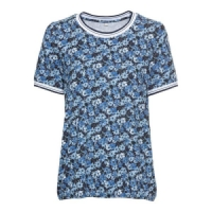 Damen-T-Shirt mit Kontrast-Band 6.99 €