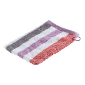 Waschhandschuh mit Blockstreifen, 16x21cm 0.55 €