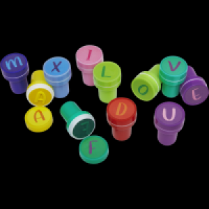 Ideenwelt Kinderstempel-Set ABC