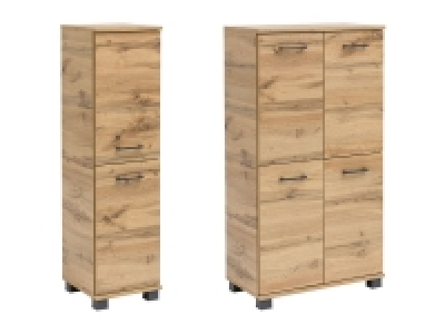 Lidl Schildmeyer Schildmeyer Badschrank »Nora«, mit Metallgriffen