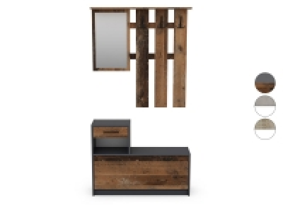 byLIVING Garderoben-Set »Tamina«, 2-teilig, variabel aufstellbar