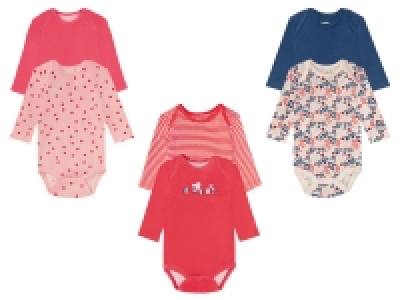LUPILU® Baby Mädchenbodies, 2 Stück, aus reiner Bio-Baumwolle 4.99 €