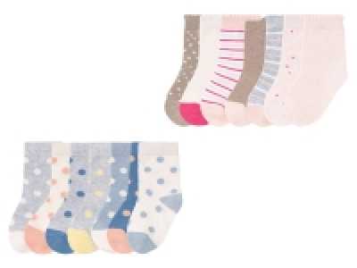 LUPILU® Kleinkinder Mädchen Socken, 7 Paar, mit Bio-Baumwolle 3.99 €