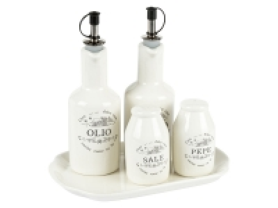 Tognana Öl/Essig/Pfeffer/Salz Menage »Dolce Casa«, 5-teilig