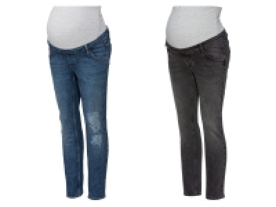 bellybutton Damen Boyfriend Umstands-Jeans, mit elastischem Überbauchb