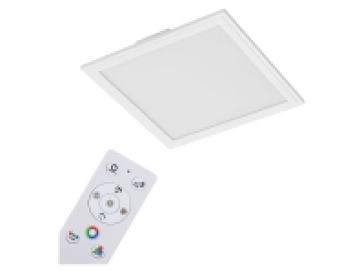 Briloner LED Decken-Panel, dimmbar, RGB-Farbwechsel, Farbtemperaturste