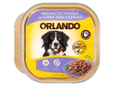 ORLANDO Hundevollnahrung Premium Herzhaftes Ragout mit Pute, Lamm & Ge 0.65 €