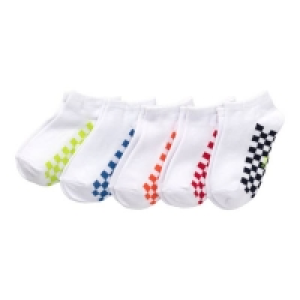 Jungen-Sneaker-Socken mit Quadrat-Muster, 5er-Pack 6.39 €