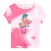 NKD  Kinder-Mädchen-T-Shirt mit Flamingo-Druck