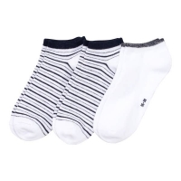NKD  Damen-Sneaker-Socken mit Baumwolle, 3er-Pack