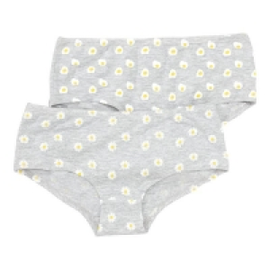 NKD  Mädchen-Panty mit Gänseblümchen-Muster, 2er-Pack