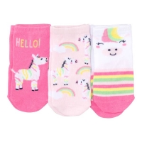 NKD  Baby-Mädchen-Sneaker-Socken, 3er-Pack