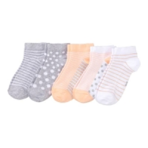 NKD  Damen-Sneakersocken mit verschiedenen Designs, 5er-Pack