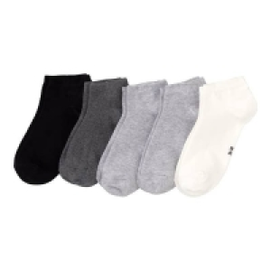 NKD  Damen-Sneakersocken mit verschiedenen Farben, 5er-Pack