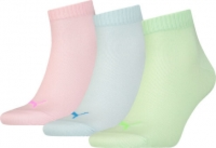 Karstadt  Puma Kurzsocken, 3er-Pack, Baumwoll-Mix, Logo