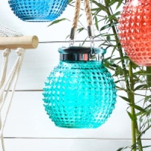 Solar-Tischlicht Struktur aus Glas, ca. 10,5x10,5x12cm 5.59 €