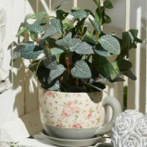 Blumentopf in Tassenform, ca. 20x16,5x14,5cm 11.19 €
