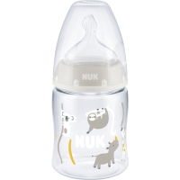Rossmann Nuk First Choice+ Babyflaschen mit Temperature Control 150 ml Safari