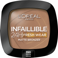 Rossmann Loréal Paris Infaillible 24h Fresh Wear Soft Matte Bronzer 350 Medium
