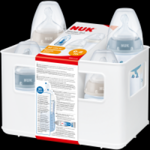 Nuk First Choice+ Starter Set mit Temperature Control Blau/Beige