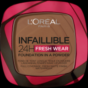 Rossmann Loréal Paris Infaillible 24H Fresh Wear Make-Up-Puder 375 Deep Amber