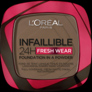 Loréal Paris Infaillible 24H Fresh Wear Make-Up-Puder 390 Ebony