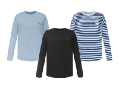 ESMARA® Damen Langarmshirt, leger geschnitten, mit gesticktem Statemen