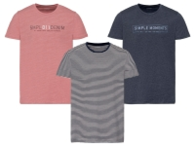 LIVERGY® Herren T-Shirt, körpernah geschnitten, mit Baumwolle 3.99 €