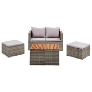 Gardiola 6-teiliges Lounge-Modulset - grau