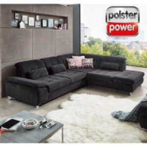 polsterpower Ecksofa - schwarz - verschiedene Ausführungen 1,799.00 €