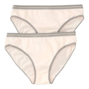 Damen-Minislip mit Kontrast-Einfassband, 2er-Pack 5.09 €