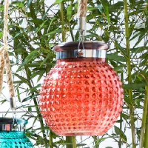 Solar-Tischlicht Struktur aus Glas, ca. 10,5x10,5x12cm 5.09 €