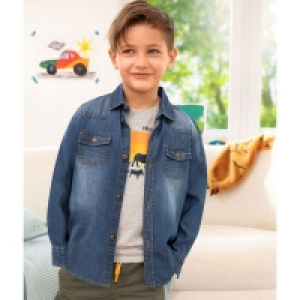 NKD  Kinder-Jungen-Jeanshemd aus reiner Baumwolle