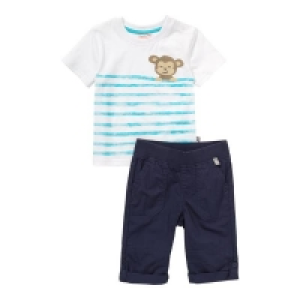 NKD  Baby-Jungen-Set mit Affen-Aufdruck, 2-teilig