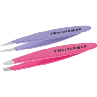 Rossmann Tweezerman Mini Slant & Point Tweezer Set - Schräge & Spitze Mini Pinzetten, Pink