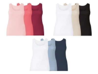 ESMARA® Damen Achselhemd, 3 Stück, mit hohem Baumwollanteil 8.99 €