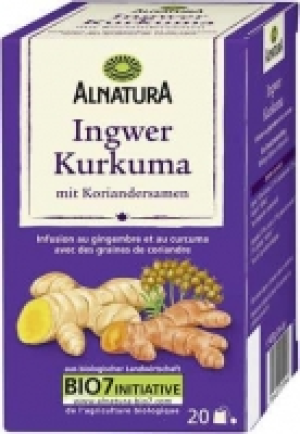 Ingwer-Kurkuma-Tee mit Koriandersamen 2.49 €