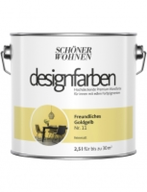 Hagebau  Dispersionsfarbe »Designfarben«, Freundliches Goldgelb, matt