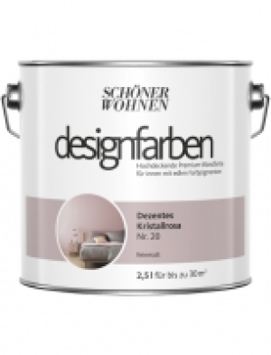 Dispersionsfarbe »Designfarben«, Dezentes Kristallrosa, matt