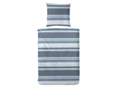 Primera Feinbiberbettwäsche Gestreift Blau 18.99 €