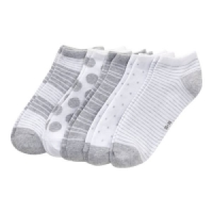 Damen-Sneaker-Socken mit Glitzer-Effekten, 5er-Pack 5.59 €