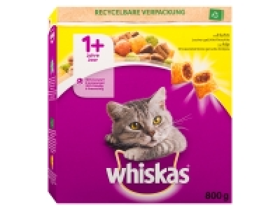 Lidl Whiskas Whiskas Katzentrockenfutter 1+ mit Huhn