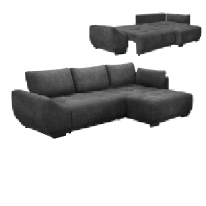 Roller  Ecksofa - stone - Liegefunktion