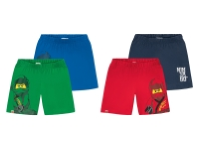 Lidl Lego LEGO Ninjago Kinder Jungen Shorts, 2 Stück, aus reiner Baumwolle