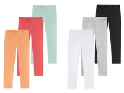 LUPILU® Kleinkinder Mädchen Leggings, 3 Stück, mit Baumwolle 3.99 €