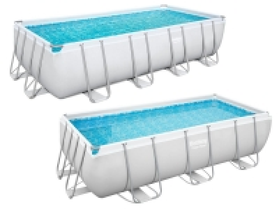 Bestway Power Steel(TM) Frame Pool Komplett-Set, eckig