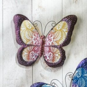 Wanddekoration in Schmetterlings-Design, ca. 37,5x31,5cm 6.99 €