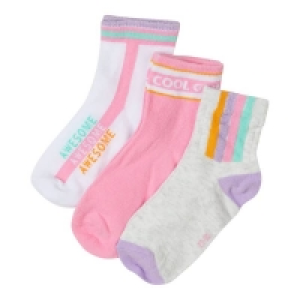 Mädchen-Socken mit Streifen, 3er-Pack 6.99 €