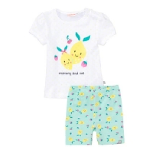 Baby-Mädchen-Set mit Früchte-Muster, 2-teilig 6.99 €