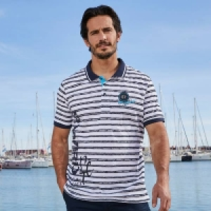 Herren-Poloshirt mit großem Aufdruck 6.99 €